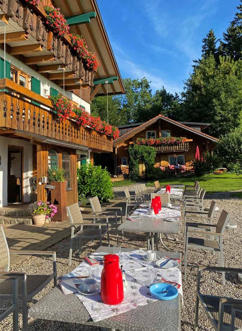 Frühstücksterrasse