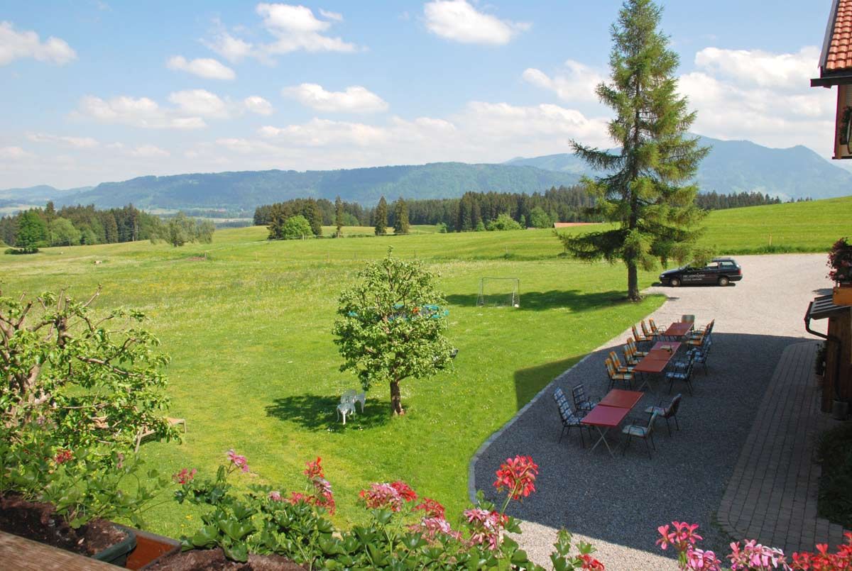Ausblick Balkon